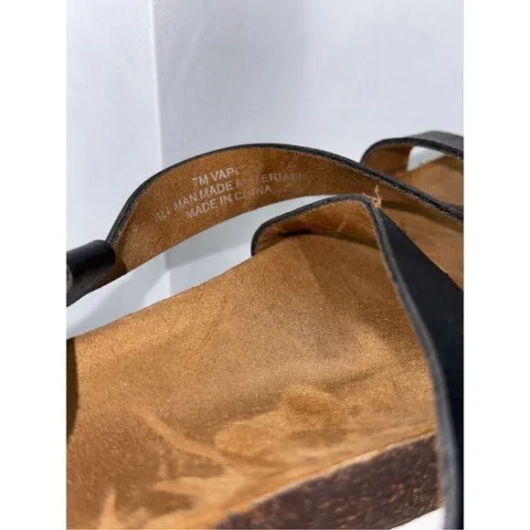 Crown Vintage black platform sandals | Sz 7M