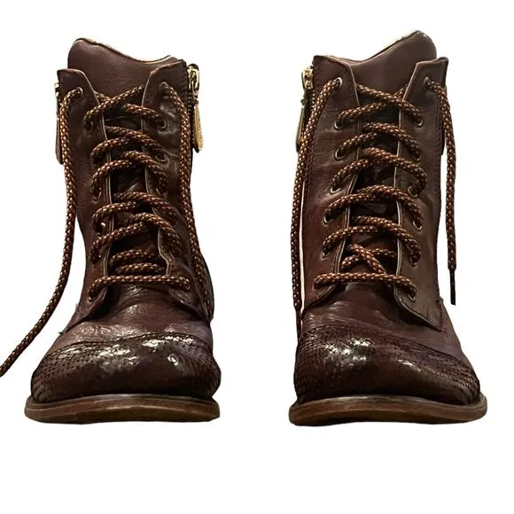 Cuadra Leather Ankle Boots Size 9