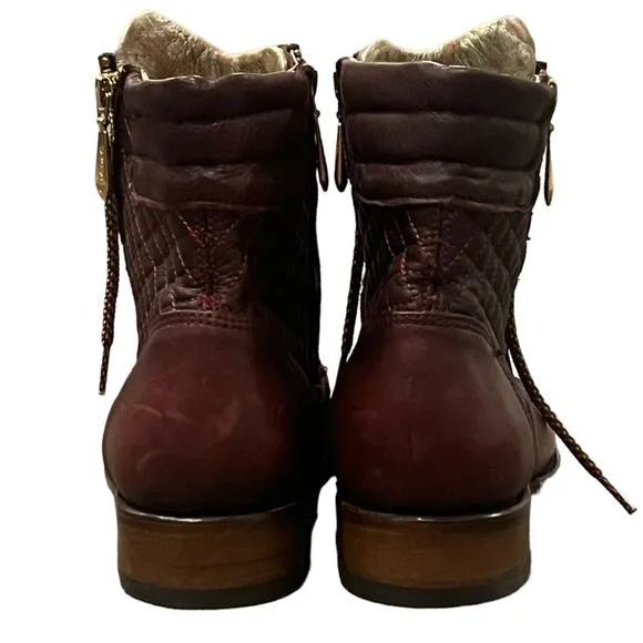 Cuadra Leather Ankle Boots Size 9