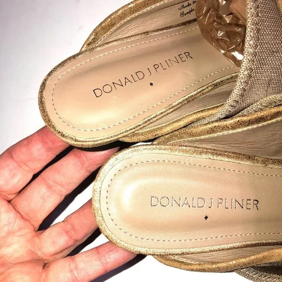 D Pliner Metallic Mule-1of a kind-Sz 6