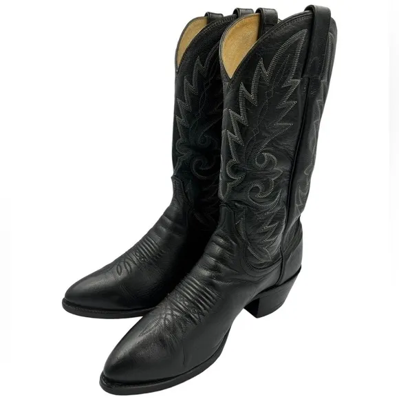 DAN POST Mens Milwaukee Leather Boot Black