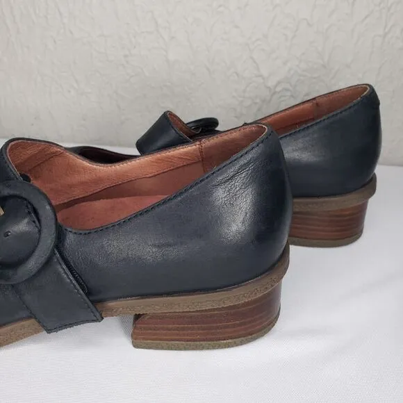 Dansko Mary Jane Brandy Shoes Black Leather Waterproof Womens Size EU 40 US 10