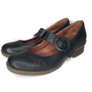 Dansko Mary Jane Brandy Shoes Black Leather Waterproof Womens Size EU 40 US 10