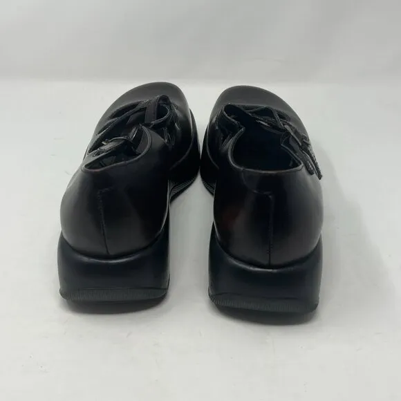 Dansko Myla shoes dark brown strappy 41