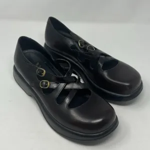 Dansko Myla shoes dark brown strappy 41