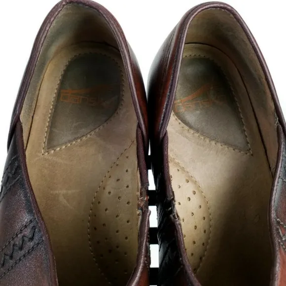 Dansko Professional Sienna Brown Clog Shoes Womens Size 42 US 11.5-12