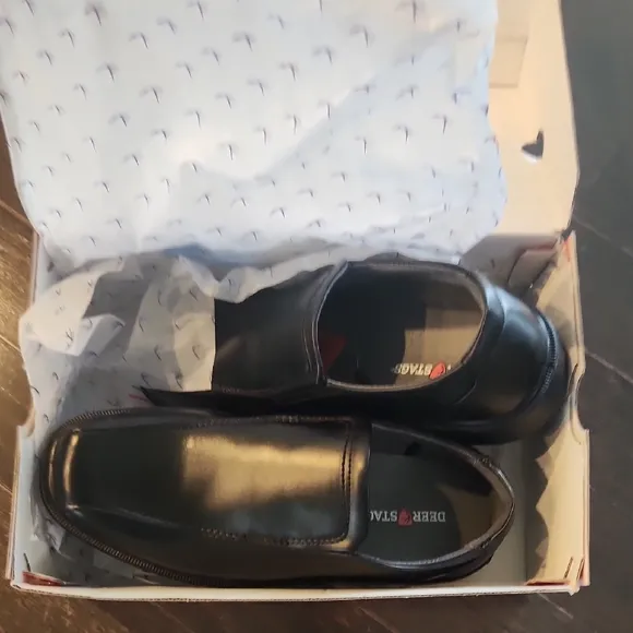 Deer Stags Kids' Greenpoint Jr.6 Black Shoes NWT