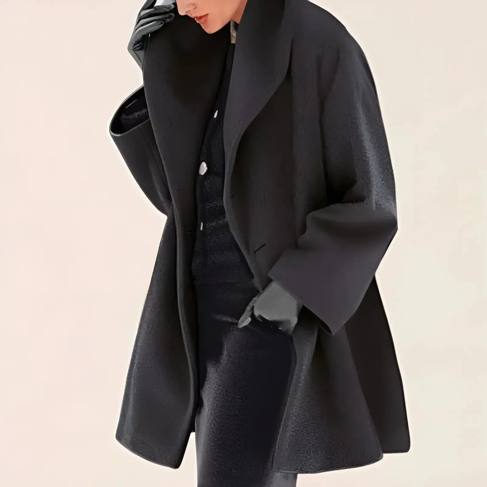 Deliah - Women's Winter Trench Coat - Sleek & Insulated