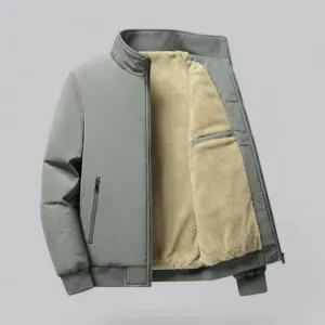 Derick - Cozy Bomber Jacket for Men - Warm & Stylish