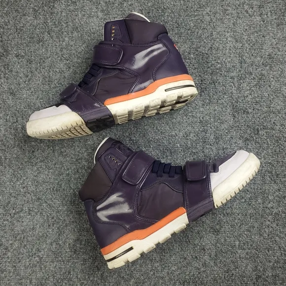 Diesel Im Pression Purple Strap Sneakers Mens 9.5 Rare Y2K High Tops Archive