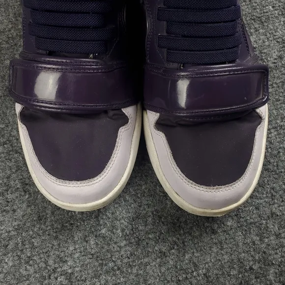 Diesel Im Pression Purple Strap Sneakers Mens 9.5 Rare Y2K High Tops Archive