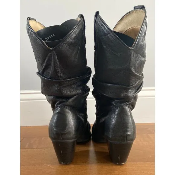 Dingo Women's Dingo Olivia Western Black Boots size 8.5