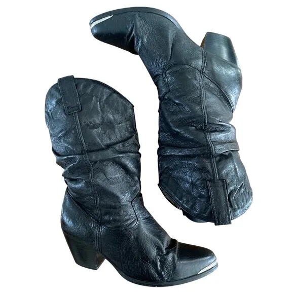 Dingo Women's Dingo Olivia Western Black Boots size 8.5