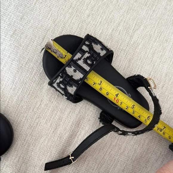 Dior Kids Black Sandals