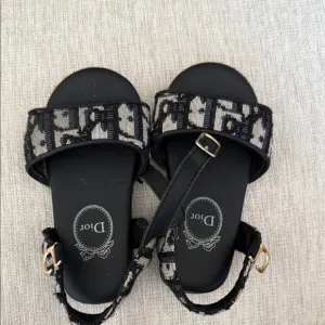Dior Kids Black Sandals