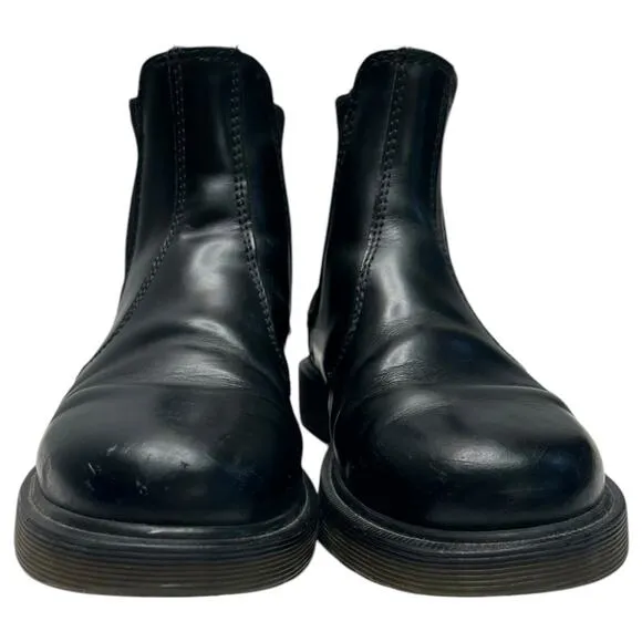 Doc Martens Boots Womens 6 Black Leather Chelsea AirWair Ankle Smooth 2976