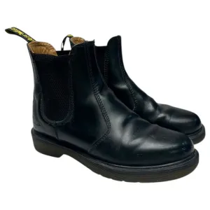 Doc Martens Boots Womens 6 Black Leather Chelsea AirWair Ankle Smooth 2976
