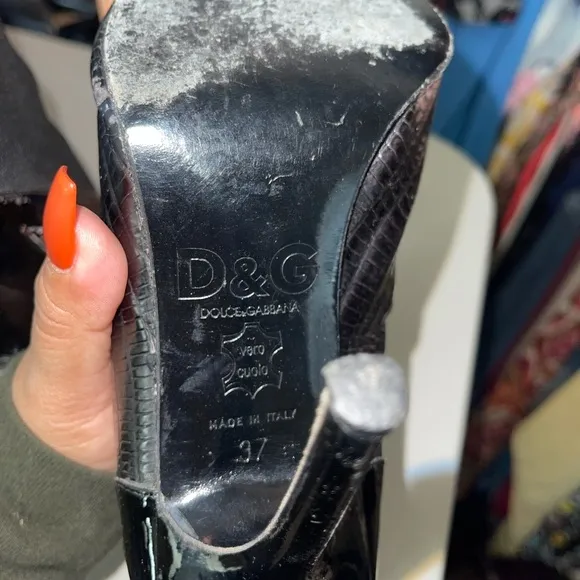 Dolce &amp; Gabbana ankle leather boots