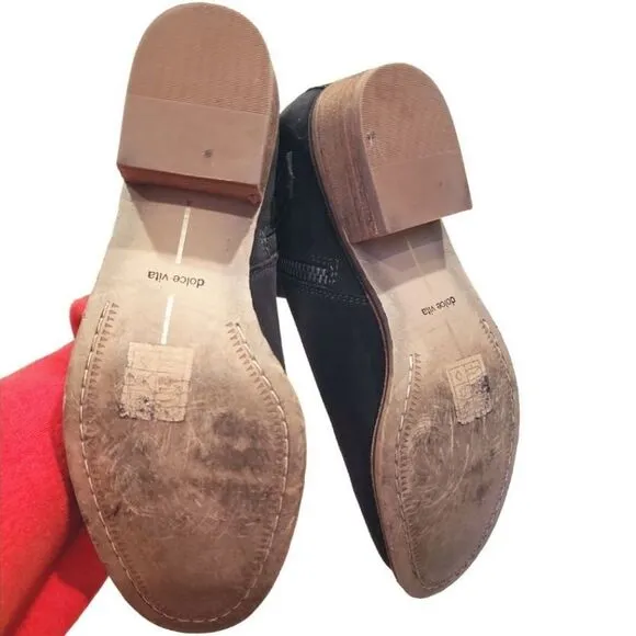 Dolce Vita Gray Suede Sutton Boots