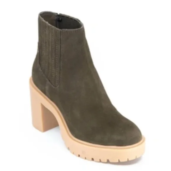 Dolce Vita Rango Lug Sole Ankle Boots Size 7.5
