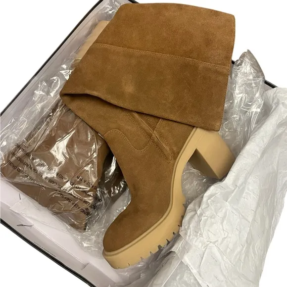 Dolce Vita Tall Shaft Lug Sole Boots - Corry womans size 7.5 NIB
