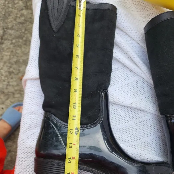 Dominion Australian shearling waterproof Tall‎ Wellie boots 40/10