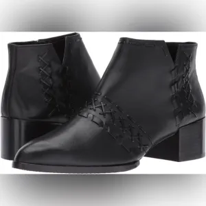 Donald J. Pilner Black Ankle Boots