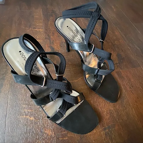 Donald J Pliner cross cross strappy sandals