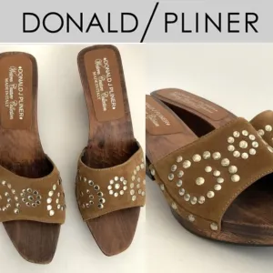 Donald J. Pliner Suede Studded Women's Sandals