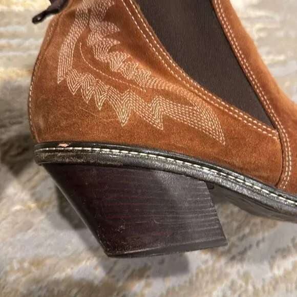 Donald J. Pliner 'Western Couture Collection' ankle cowboy Boots size 11M in GUC