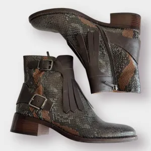 Donald Pilner Fringe Boots