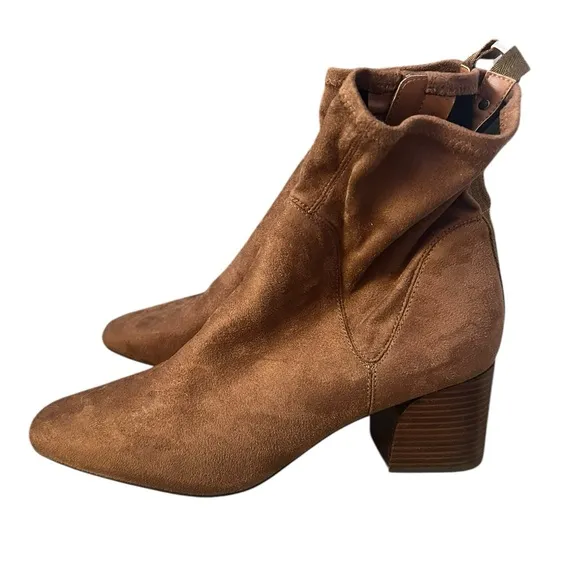 ✅Donald Pliner Women's Birmingham Stretch Suede Mid Calf Boot Sz 10