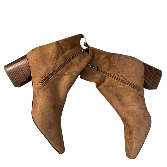 ✅Donald Pliner Women's Birmingham Stretch Suede Mid Calf Boot Sz 10