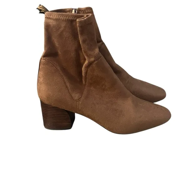 ✅Donald Pliner Women's Birmingham Stretch Suede Mid Calf Boot Sz 10