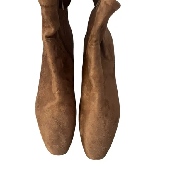 ✅Donald Pliner Women's Birmingham Stretch Suede Mid Calf Boot Sz 10