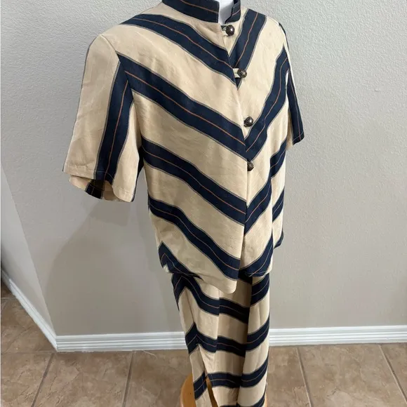 Double D Ranch Wear Matching Top &amp; Skirt Set Women Top XS 44 Bust Skirt Waist 29