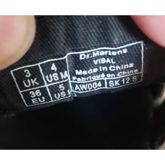 Dr. Doc Martens VIBAL White Leather Strappy Sandals Women's Size 5 RARE