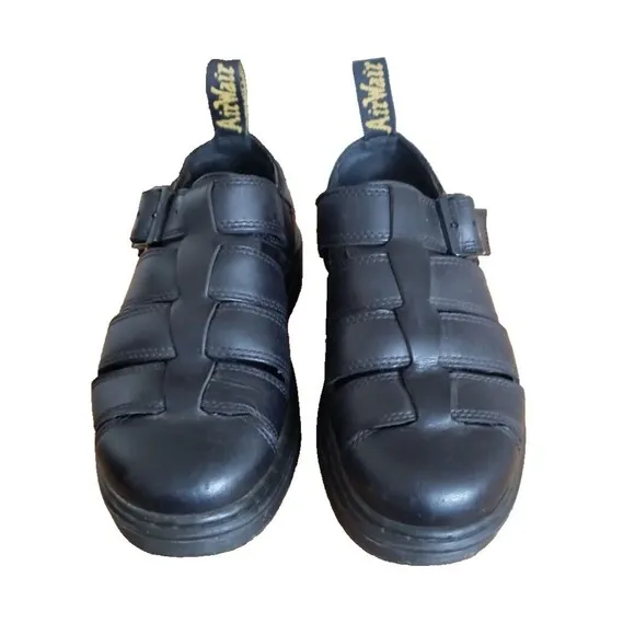 Dr. Doc Martens VIBAL White Leather Strappy Sandals Women's Size 5 RARE