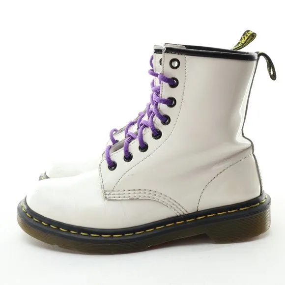 Dr. Martens 1460W 8 Eye 7&quot; Tall Boots Size Women's US7 EU38 UK5