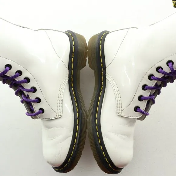 Dr. Martens 1460W 8 Eye 7&quot; Tall Boots Size Women's US7 EU38 UK5