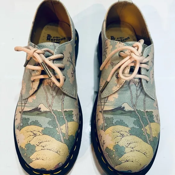 Dr. Martens 1461 x The MET Katsushika Hokusai Collaboration Oxford Shoes