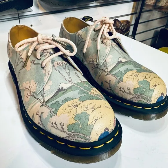 Dr. Martens 1461 x The MET Katsushika Hokusai Collaboration Oxford Shoes