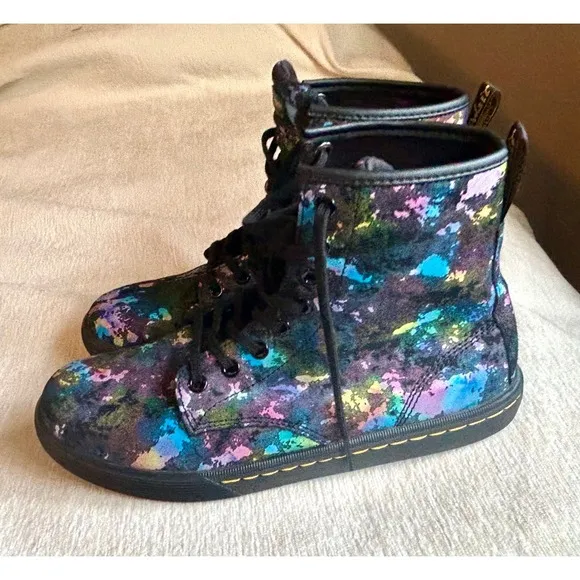 Dr. Martens Ankle Boots Colorful Lace Up Casual Size Sneaker Size 8