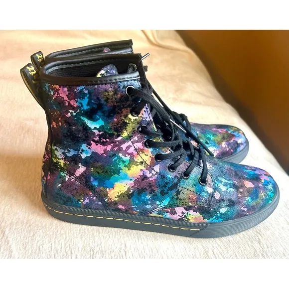 Dr. Martens Ankle Boots Colorful Lace Up Casual Size Sneaker Size 8