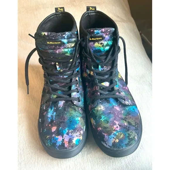 Dr. Martens Ankle Boots Colorful Lace Up Casual Size Sneaker Size 8