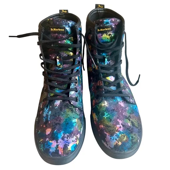 Dr. Martens Ankle Boots Colorful Lace Up Casual Size Sneaker Size 8