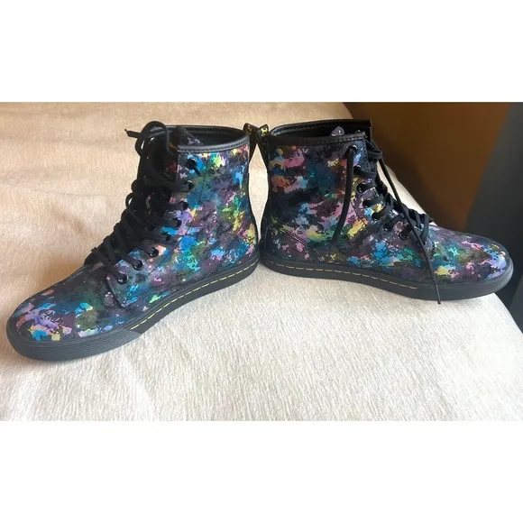 Dr. Martens Ankle Boots Colorful Lace Up Casual Size Sneaker Size 8
