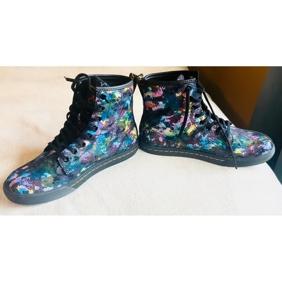 Dr. Martens Ankle Boots Colorful Lace Up Casual Size Sneaker Size 8