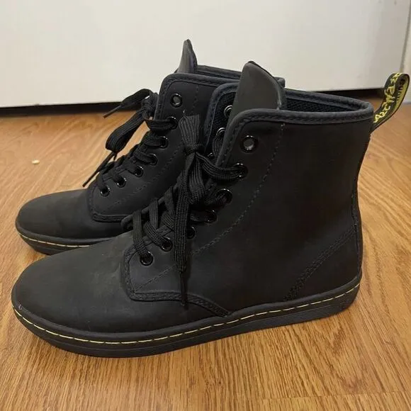 Dr. Martens Black Lace up Shoreditch ankle boots size US 6 EU 37