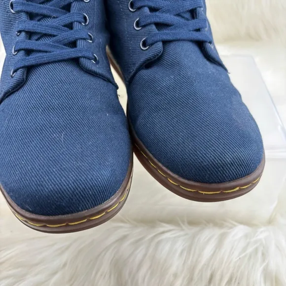 Dr. Martens Blue Chukka Boots with Minimalist Design